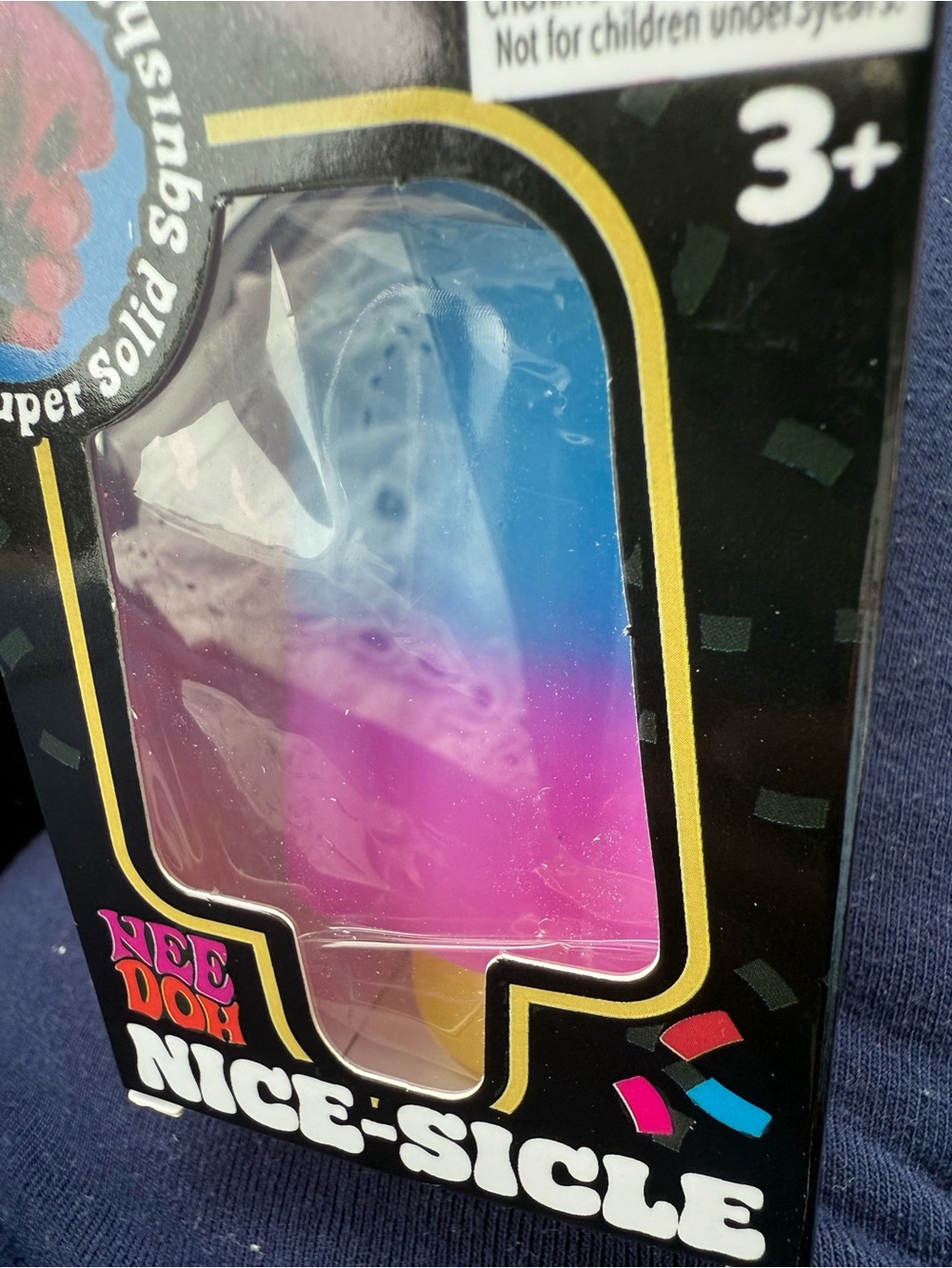 NeeDoh Nice-Sicle Rainbow Squishy Pop